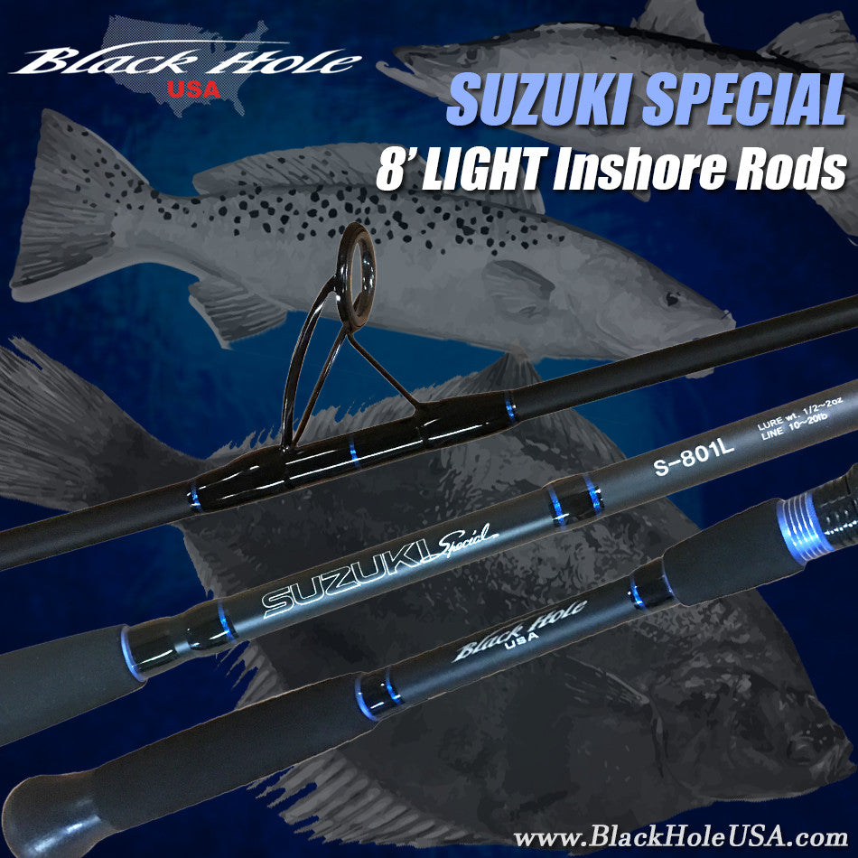 Black Hole USA Suzuki Special Inshore Rods, Black Hole USA, Black