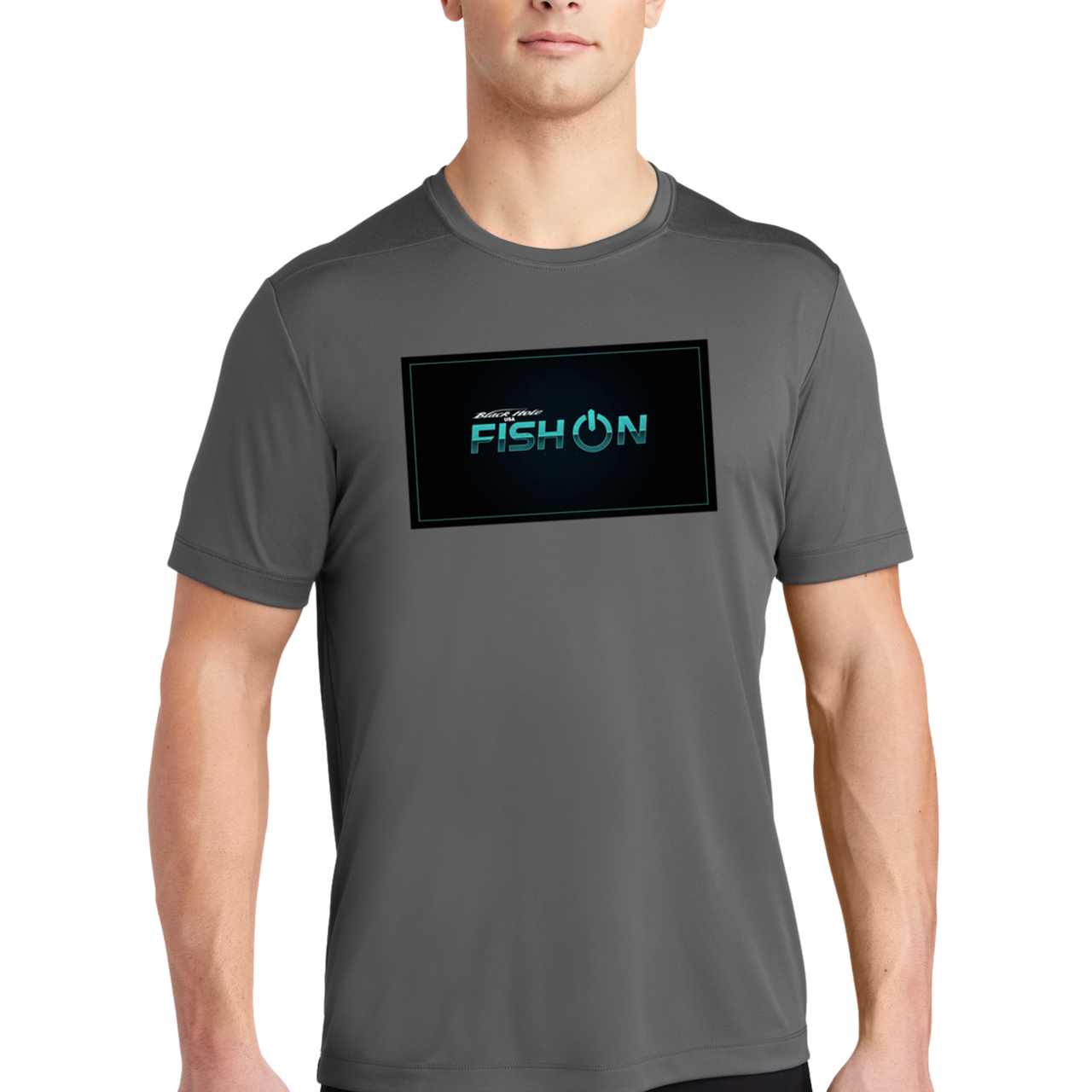 "Fish On" - Black Hole USA T-Shirt Posi-UV  Pro (UPF 50)