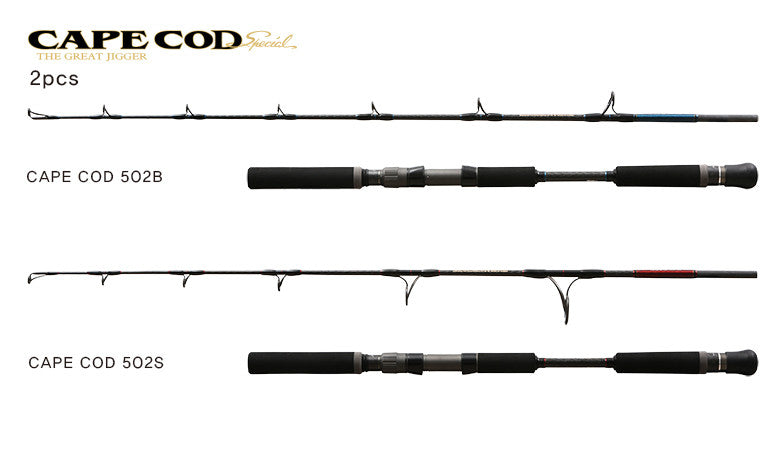 Cape Cod Special 2PC Travel Jigging Rods