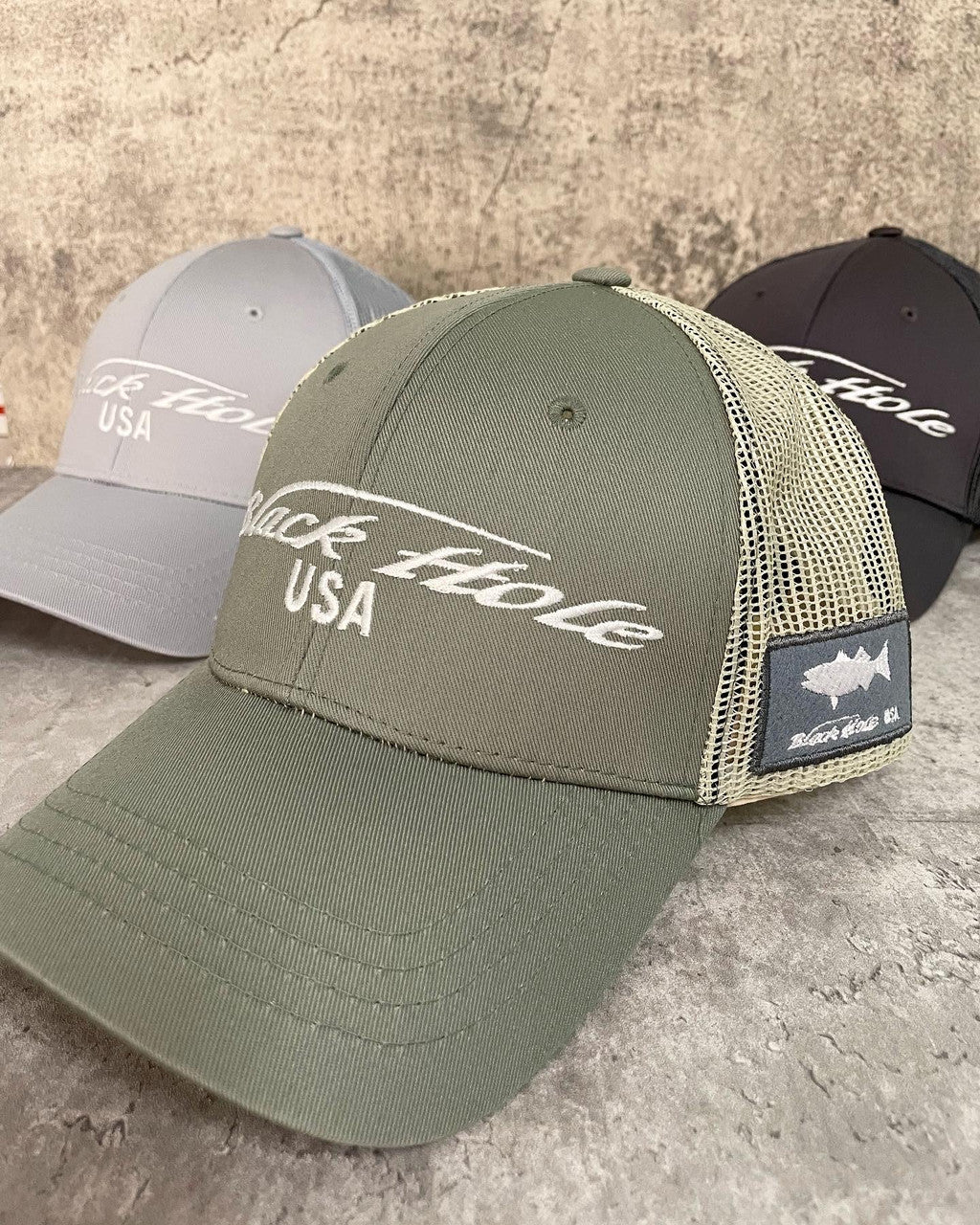 Black Hole USA Trucker Hat