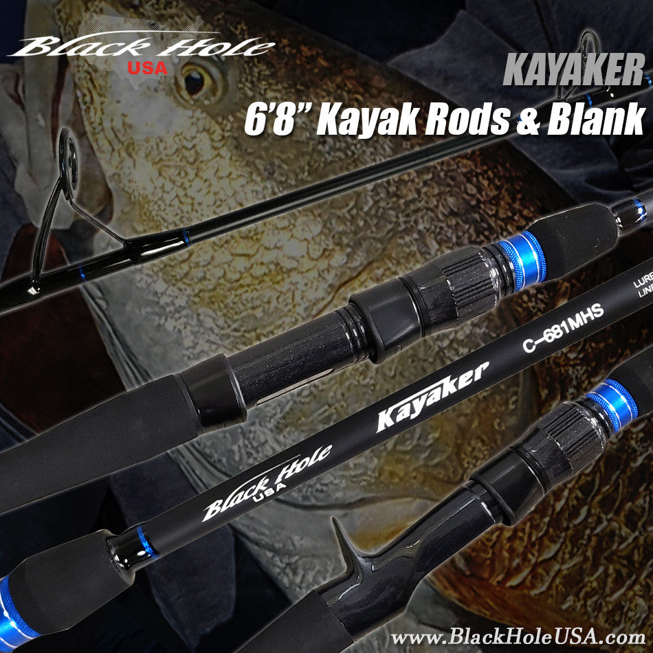 fishing rod combo black hole Kayaker Special Rods - C-681MH Conventional Rod / 6'8" / 2