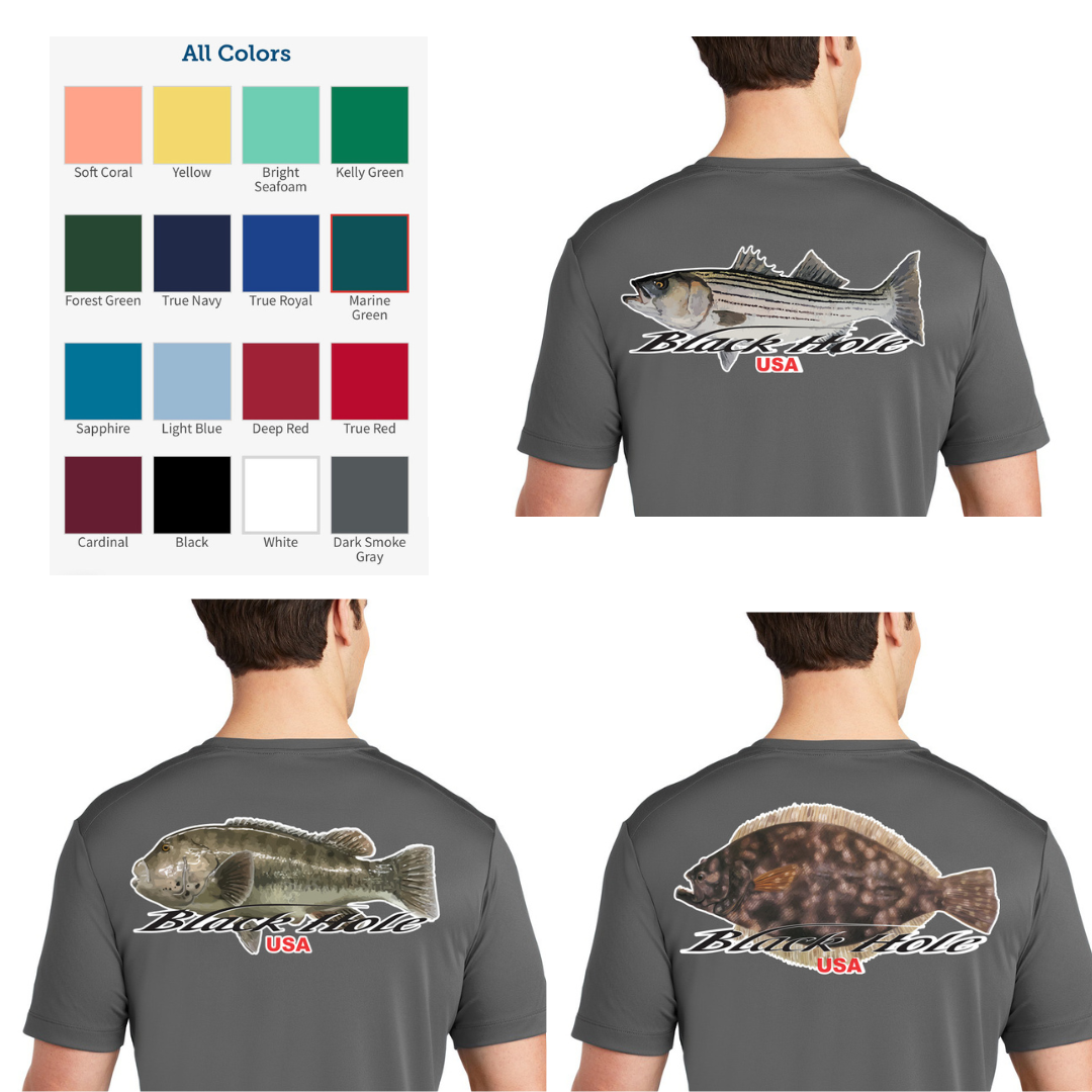 Black Hole USA FISH T-Shirt Posi-UV  Pro (UPF 50)